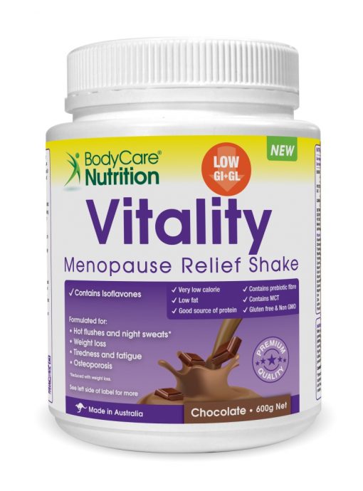 Vitality menopause relief shake chocolate